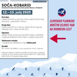 Bild zum Eintrag: ?️ DVODNEVNI PLANINSKI IZLET: SOČA – KOBARID ?
? 1...