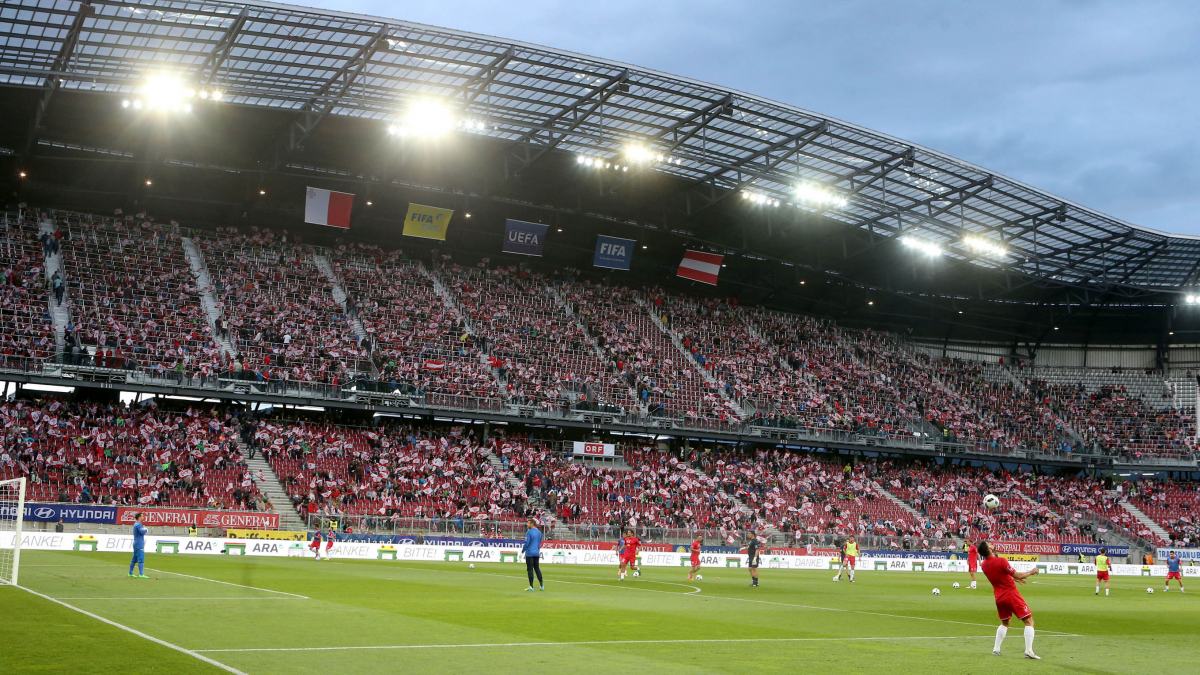 Bild: Österreich gegen Slowenien in Klagenfurt