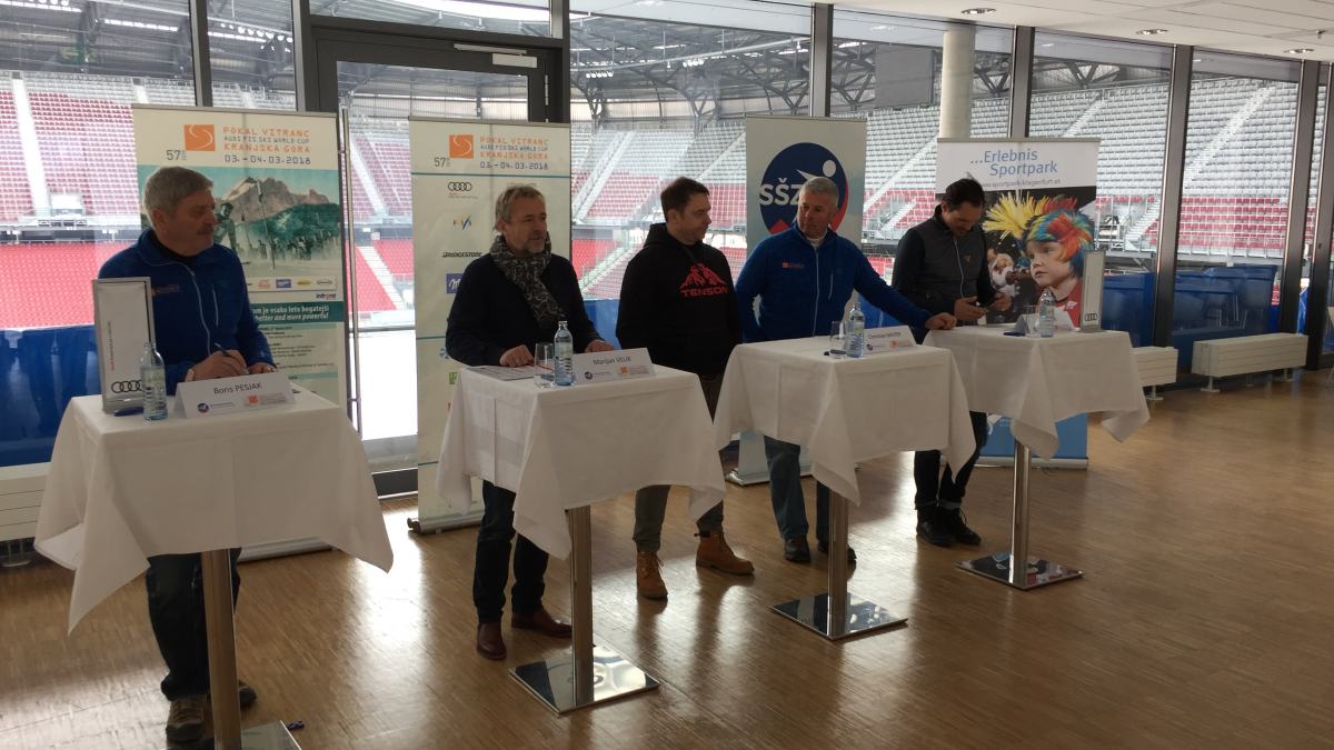 Bild: Alles ist vorbereitet für das Skispektakel in Kranjska Gora !