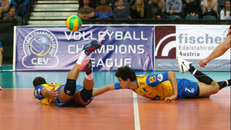 Bild: Aich/Dob oin CEV-Cup out
