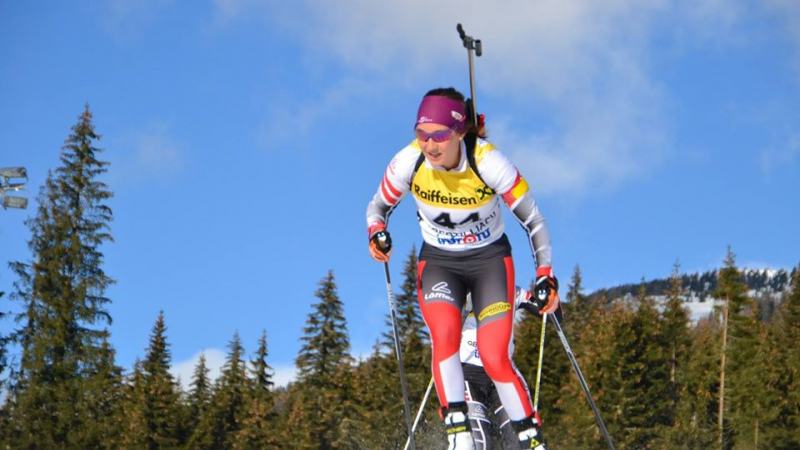 Bild: Dunja Zdouc mit ÖSV Staffel auf Platz sieben