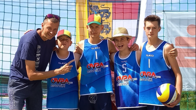 Bild: Silber für Aich/Dob bei den U15-Beachmeisterschaften in Graz
